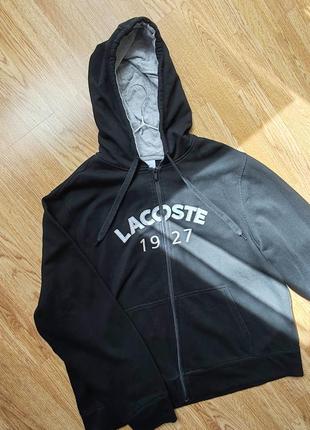 Lacoste sport zip hoodie худі тостовка кофта великій розмір2 фото