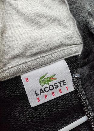Lacoste sport zip hoodie худі тостовка кофта великій розмір5 фото
