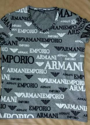 Футболка armani jeans1 фото