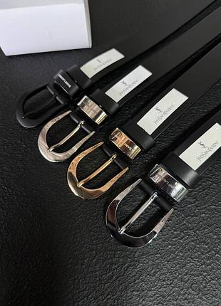 Шкіряний жіночий ремінь 3.5см s