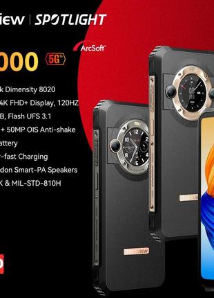 Smartphone blackview bl9000 512gb rom+24gb ram,6.78" 2.4k 120hz