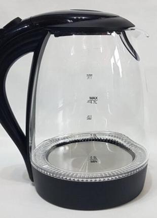Стеклянный электрочайник promotec pm-810. gw