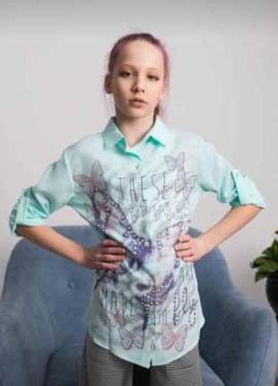 Блузка для дівчаток 8 - 13 років