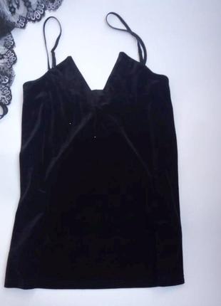 Красивый  бархатный велюровый топ