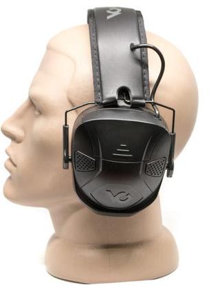 Активные наушники противошумные защитные venture gear amp nrr 26db з bluetooth (черные)6 фото