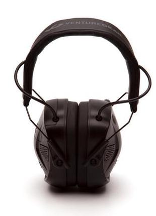 Активные наушники противошумные защитные venture gear amp nrr 26db з bluetooth (черные)3 фото