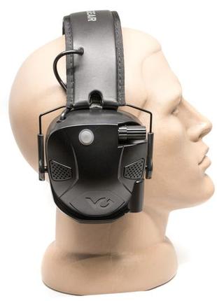 Активные наушники противошумные защитные venture gear amp nrr 26db з bluetooth (черные)5 фото