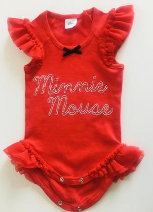 Боди нарядный disney minnie mouse dress