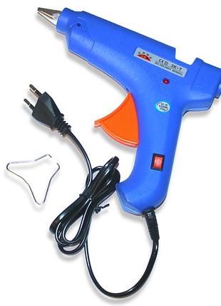 Пистолет клеевой с кнопкой 11мм/pw-60w