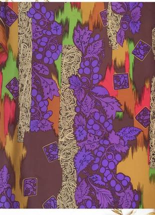 Подписной ♥️♥️♥️ яркий шелковый платок christian fischbacher, роуль.3 фото