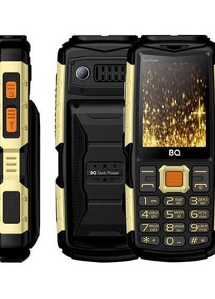 Мобильный телефон bq-2430 tank power black/gold + power bank