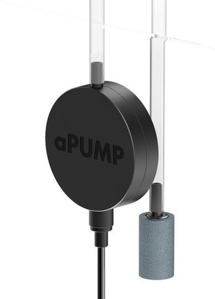 Бесшумный аквариумный компрессор apump usb (5v) для аквариумов до 100 л3 фото