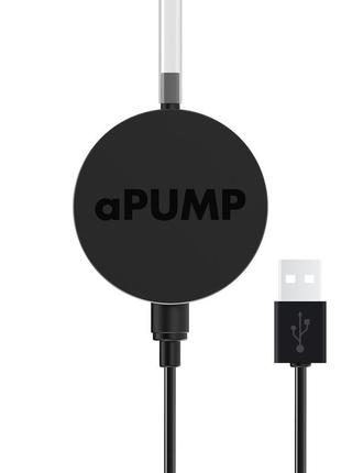 Бесшумный аквариумный компрессор apump usb (5v) для аквариумов до 100 л