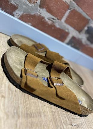 Кожаные шлепанцы birkenstock arizona9 фото