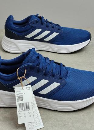 Кроссовки синие adidas galaxy 6 gw4139