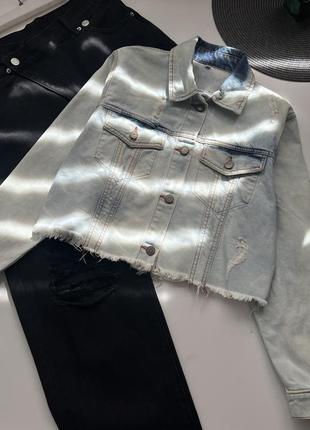 Стильная женская джинсовая куртка