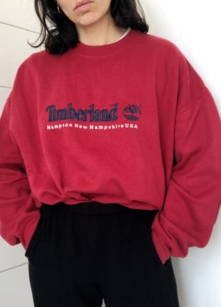 Вінтажний светр, світшот timberland1 фото