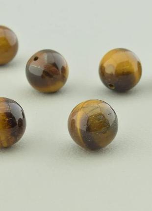Кабошон тигровый глаз 10 мм.