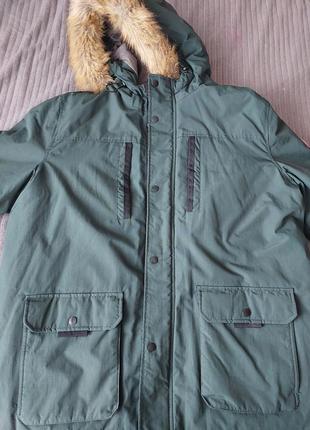 Чоловіча зимова куртка, парка burton menswear london, розмір xxl-xxxl