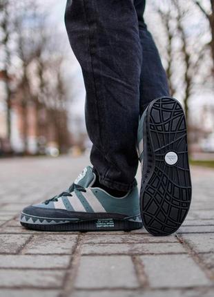 Мужские кроссовки зеленые adidas adimatic neighborhood green5 фото