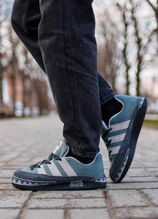 Мужские кроссовки зеленые adidas adimatic neighborhood green7 фото