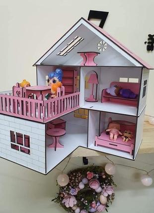 Кукольный дом подарок для девочки6 фото