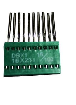 Иголки для промышленных швейных машин tnc 16/100/10игл