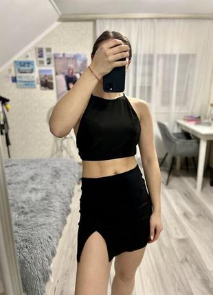 Юбка черная