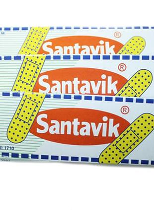 Пластир бактерицидний santavik 300шт