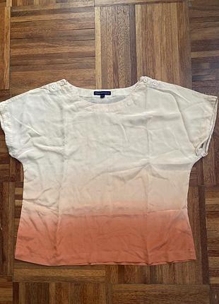 Нова шовкова блуза топ 💯 шовк french connection франція 40 (12)