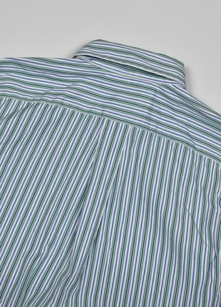 Блуза рубашка polo ralph lauren размер xs s // хлопок полоска сорочка10 фото