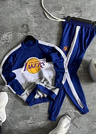 Весенний спортивный костюм la lakers свитшот + штаны