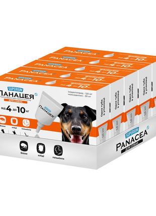 Супериум панацея, противопаразитарные капли на холку для собак, 4-10 кг2 фото