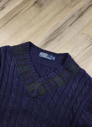 Кофта свитер крупной вязки polo ralph lauren vintage2 фото