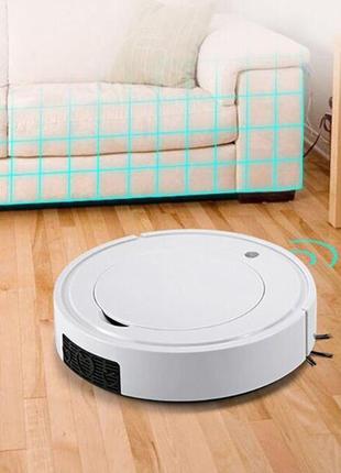 Хороший пилосос для дому ximei mop / робот пилосос для дому / робот пилосос clean smart robot. sb-332 колір: білий