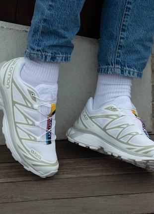 Кроссовки salomon xt-6 avd white 2