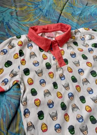 Футболка marvel с героями