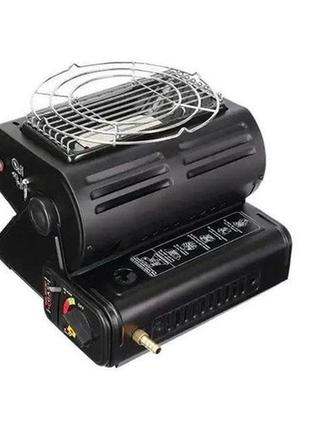 Туристический газовый обогреватель портативный 2 в 1 на 1,3 квт