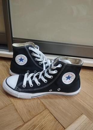 Converse кеды высокие черные