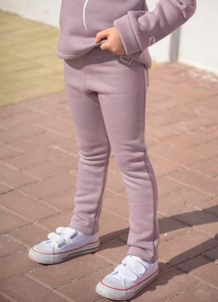 Фірмовий теплий спортивний костюм двійка: світшот з капюшоном та штани на резинці2 фото