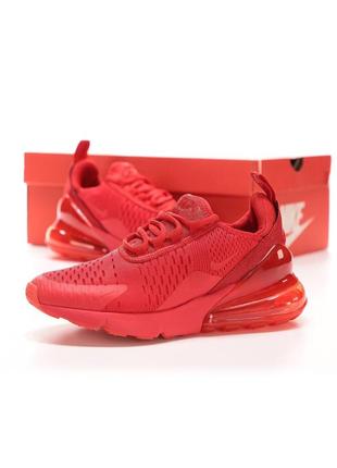 Чудові жіночі кросівки nike air max 270 red червоні