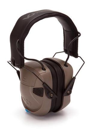 Активные наушники противошумные защитные venture gear amp nrr 26db з bluetooth (песочные)2 фото