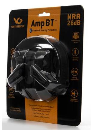 Активные наушники противошумные защитные venture gear amp nrr 26db з bluetooth (песочные)4 фото