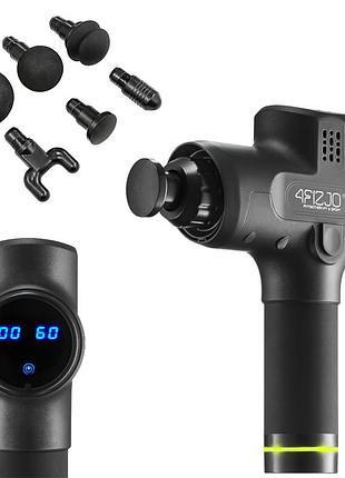 Ручной перкуссионный массажер 4fizjo massage gun pro+ 250 вт (массажный пистолет) 4fj0090