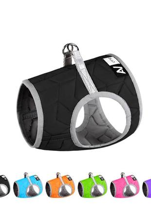 Шлея мягкая airyvest one, размер xs2 черный