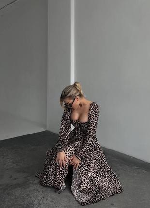 Сукня софт леопард2 фото
