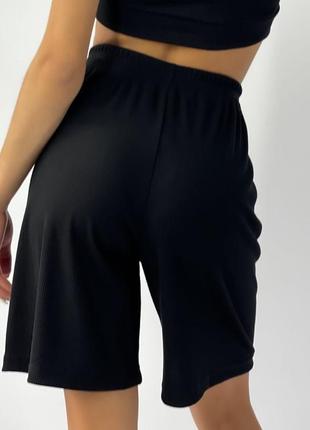 Шорти чорні жіночі шорти літні легкі широкі bonmarche 14/ xl