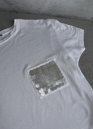 Білосніжна футболка біла майка кофта кофточка короткий рукав топ топік топик4 фото