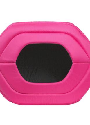 Домик для домашних животных airyvest, размер м, 60*29*42 см розовый3 фото