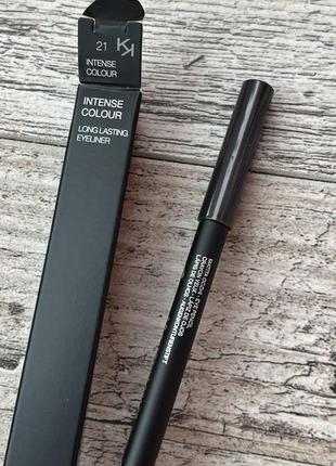 Стойкий, интенсивный карандаш kiko milano intense colour long lasting eyeliner 21